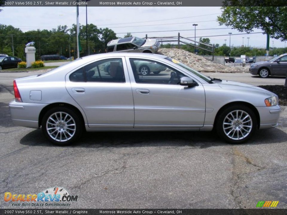 2007 Volvo S60 2.5T Silver Metallic / Graphite Photo #6