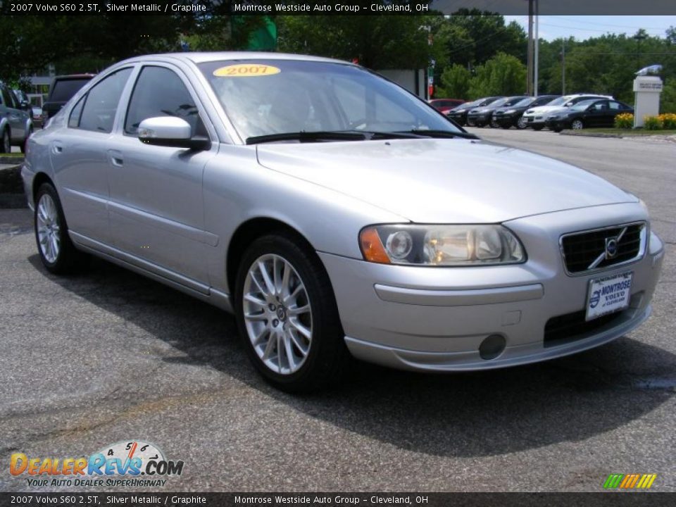 2007 Volvo S60 2.5T Silver Metallic / Graphite Photo #7