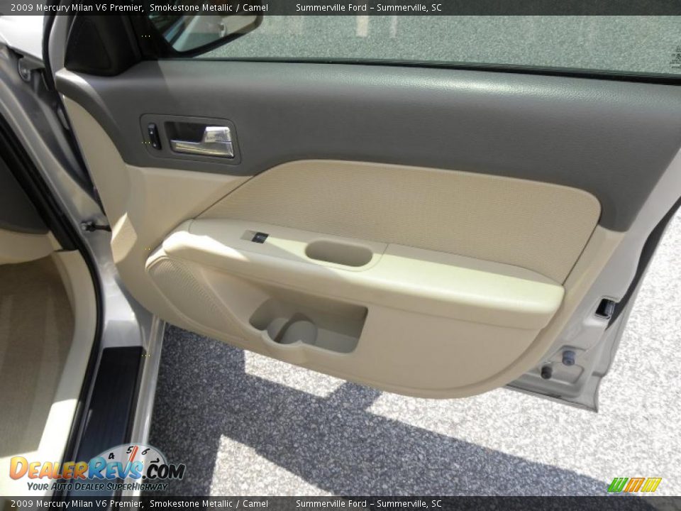 2009 Mercury Milan V6 Premier Smokestone Metallic / Camel Photo #9