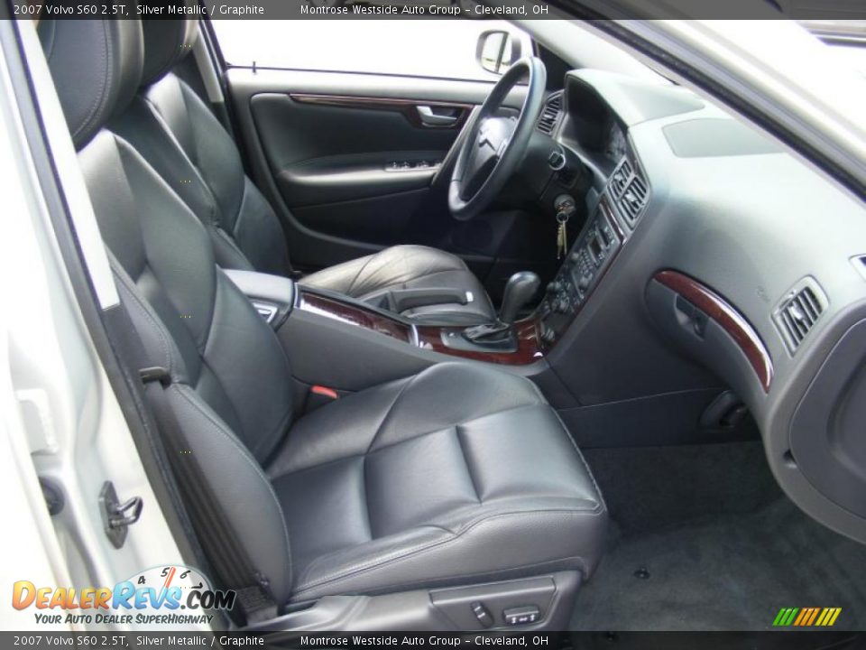 2007 Volvo S60 2.5T Silver Metallic / Graphite Photo #13