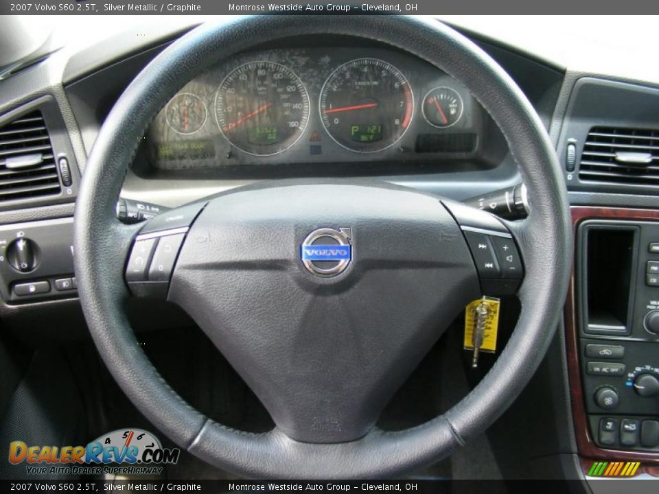 2007 Volvo S60 2.5T Silver Metallic / Graphite Photo #16