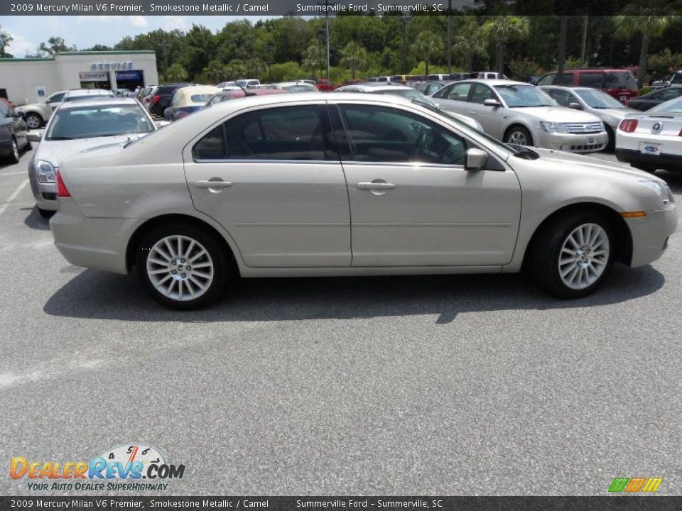 2009 Mercury Milan V6 Premier Smokestone Metallic / Camel Photo #12