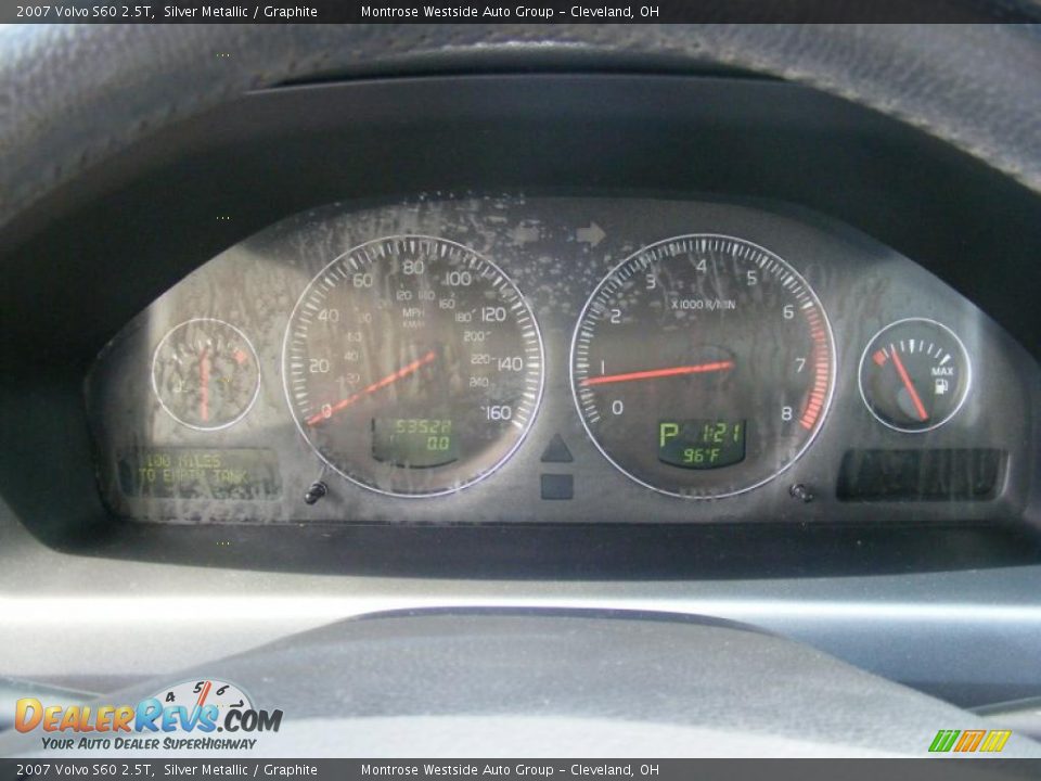 2007 Volvo S60 2.5T Silver Metallic / Graphite Photo #17