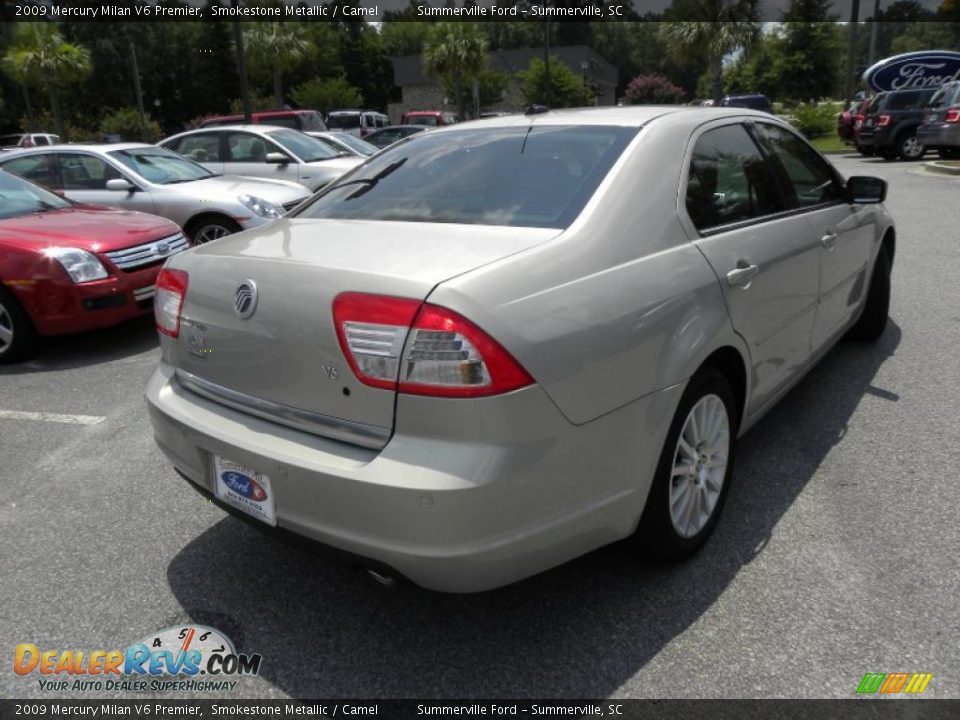 2009 Mercury Milan V6 Premier Smokestone Metallic / Camel Photo #13