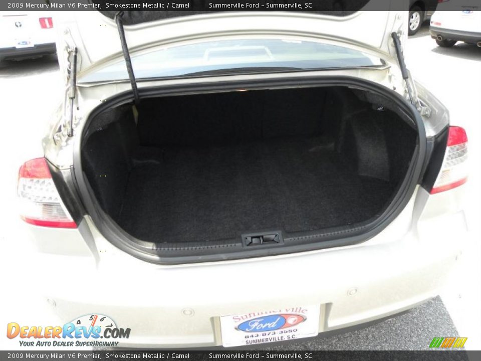 2009 Mercury Milan V6 Premier Smokestone Metallic / Camel Photo #14