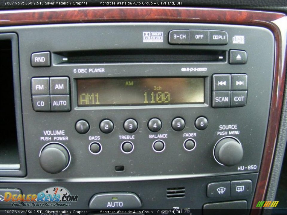 2007 Volvo S60 2.5T Silver Metallic / Graphite Photo #20