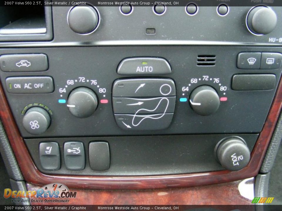 2007 Volvo S60 2.5T Silver Metallic / Graphite Photo #21