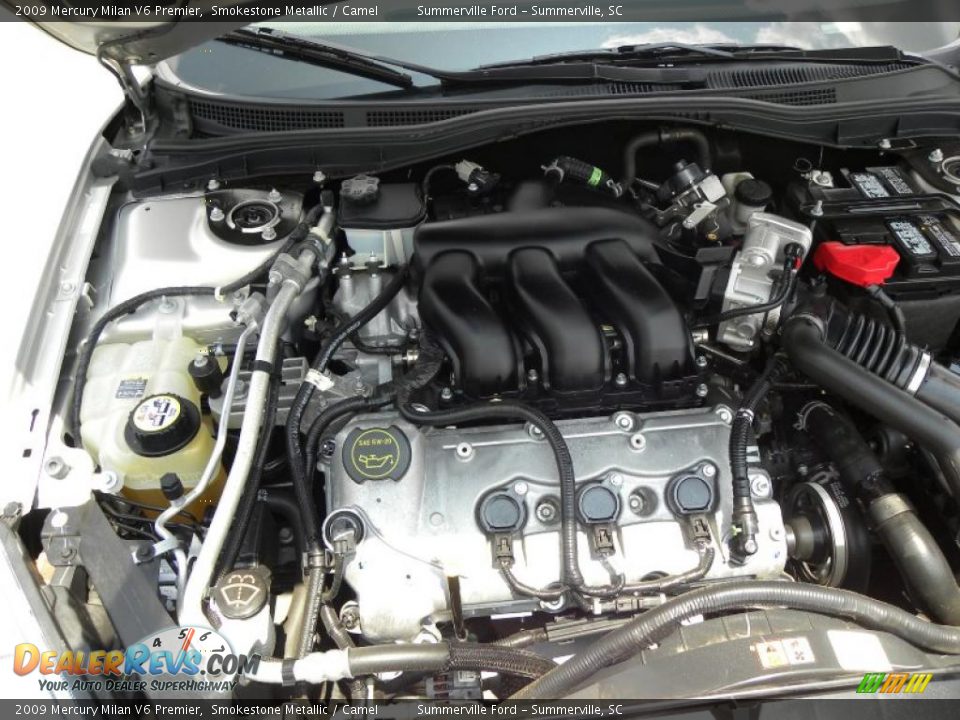 2009 Mercury Milan V6 Premier Smokestone Metallic / Camel Photo #18