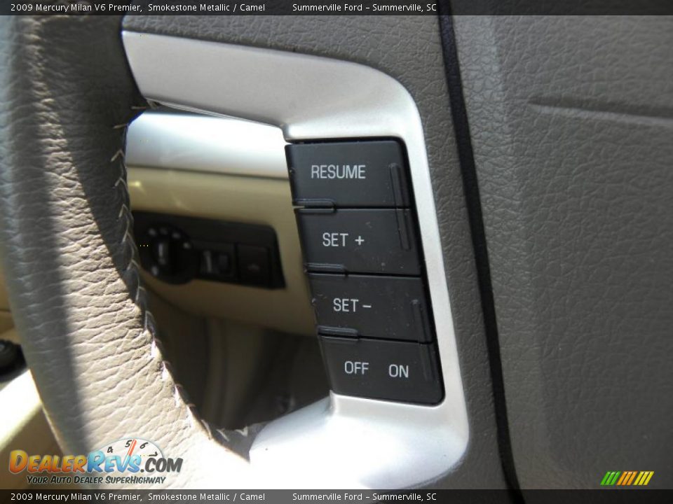 2009 Mercury Milan V6 Premier Smokestone Metallic / Camel Photo #22