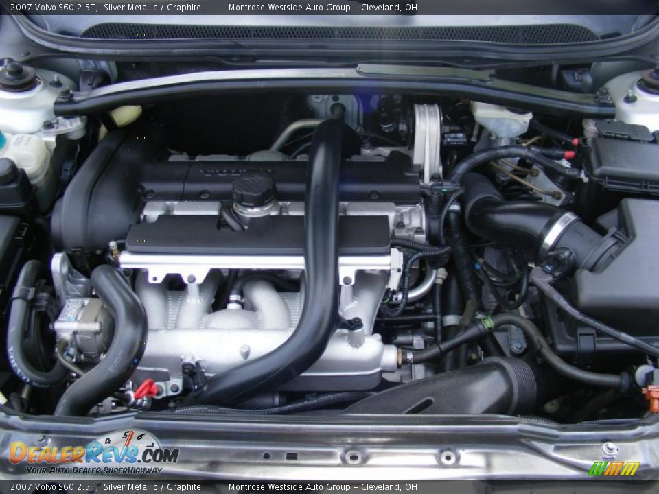 2007 Volvo S60 2.5T Silver Metallic / Graphite Photo #30