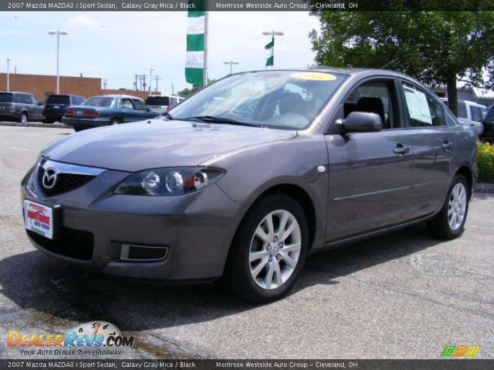 2007 Mazda MAZDA3 i Sport Sedan Galaxy Gray Mica / Black Photo #1