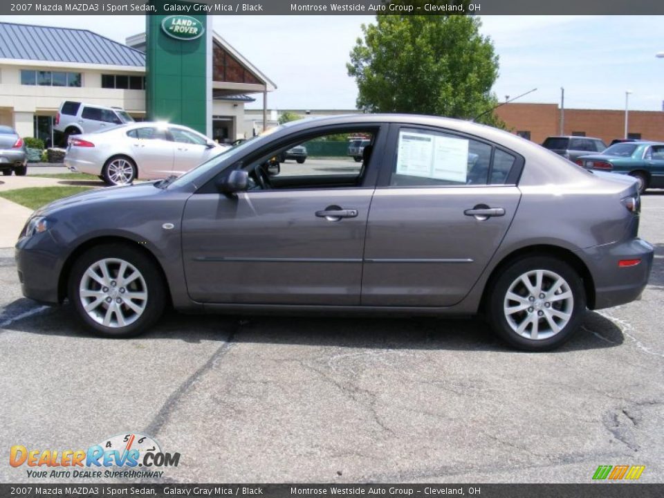2007 Mazda MAZDA3 i Sport Sedan Galaxy Gray Mica / Black Photo #2