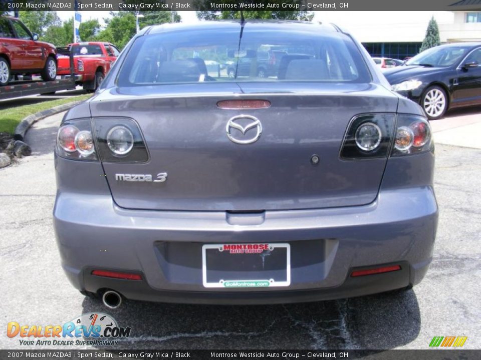 2007 Mazda MAZDA3 i Sport Sedan Galaxy Gray Mica / Black Photo #4
