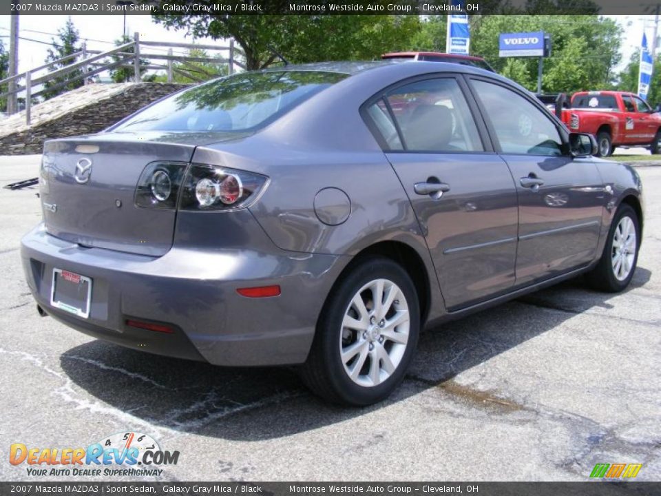 2007 Mazda MAZDA3 i Sport Sedan Galaxy Gray Mica / Black Photo #5