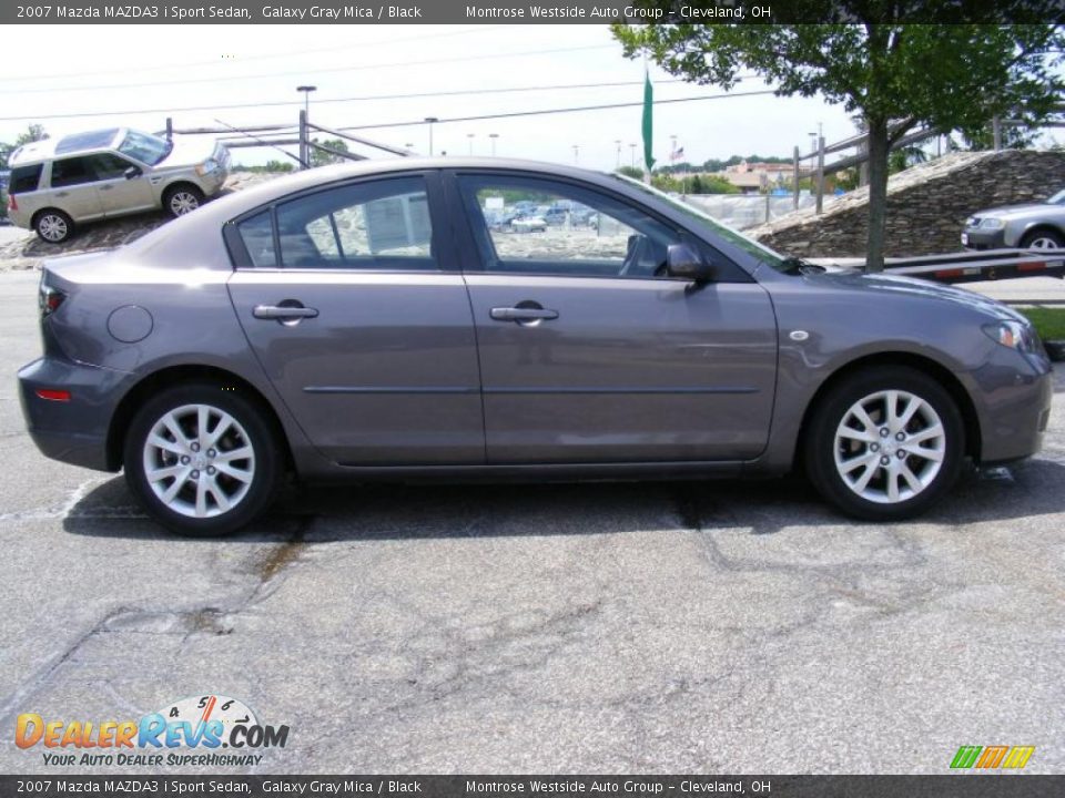 2007 Mazda MAZDA3 i Sport Sedan Galaxy Gray Mica / Black Photo #6