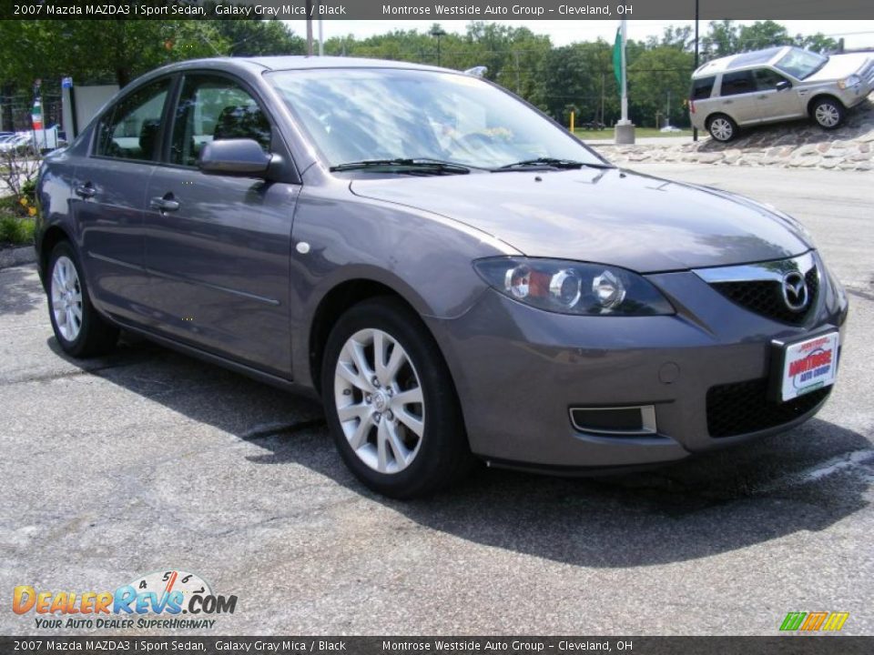 2007 Mazda MAZDA3 i Sport Sedan Galaxy Gray Mica / Black Photo #7