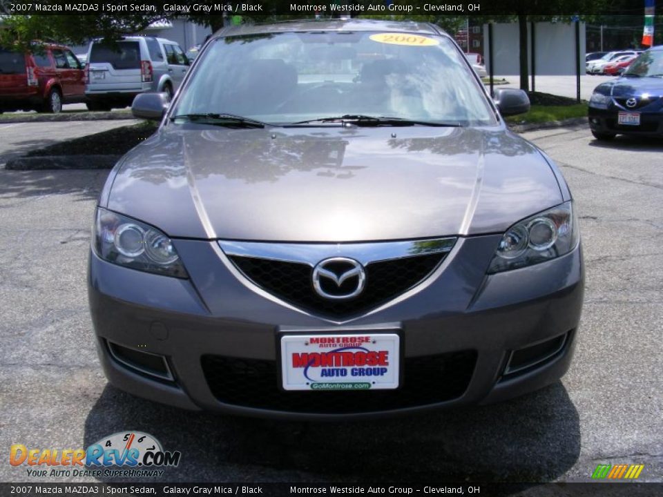 2007 Mazda MAZDA3 i Sport Sedan Galaxy Gray Mica / Black Photo #8