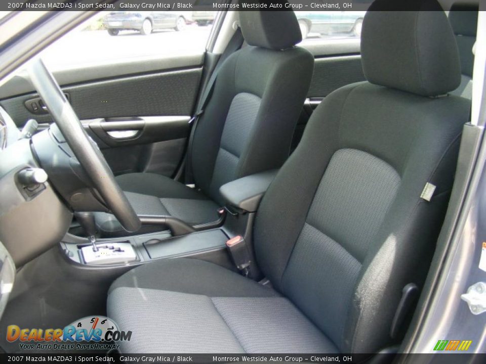 2007 Mazda MAZDA3 i Sport Sedan Galaxy Gray Mica / Black Photo #9