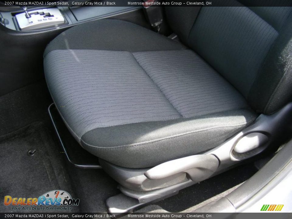 2007 Mazda MAZDA3 i Sport Sedan Galaxy Gray Mica / Black Photo #10