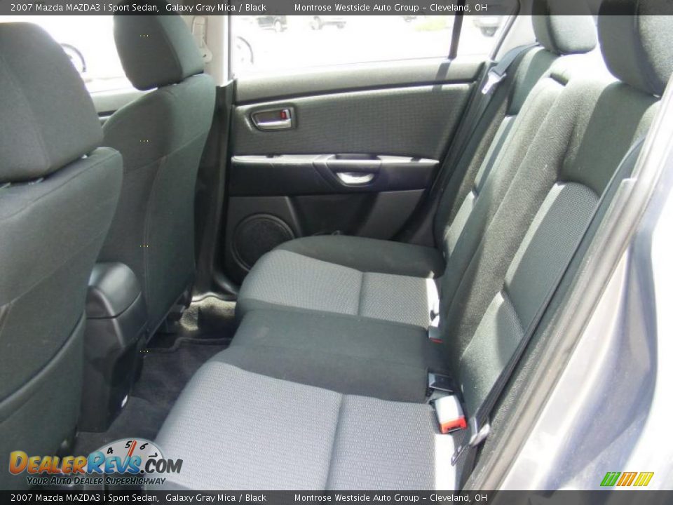 2007 Mazda MAZDA3 i Sport Sedan Galaxy Gray Mica / Black Photo #11
