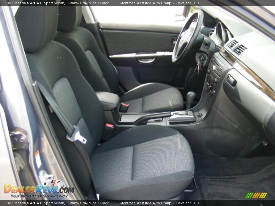2007 Mazda MAZDA3 i Sport Sedan Galaxy Gray Mica / Black Photo #13