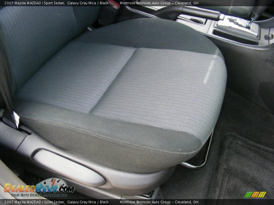 2007 Mazda MAZDA3 i Sport Sedan Galaxy Gray Mica / Black Photo #14