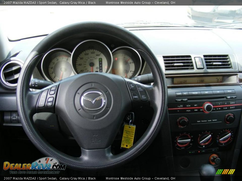 2007 Mazda MAZDA3 i Sport Sedan Galaxy Gray Mica / Black Photo #15