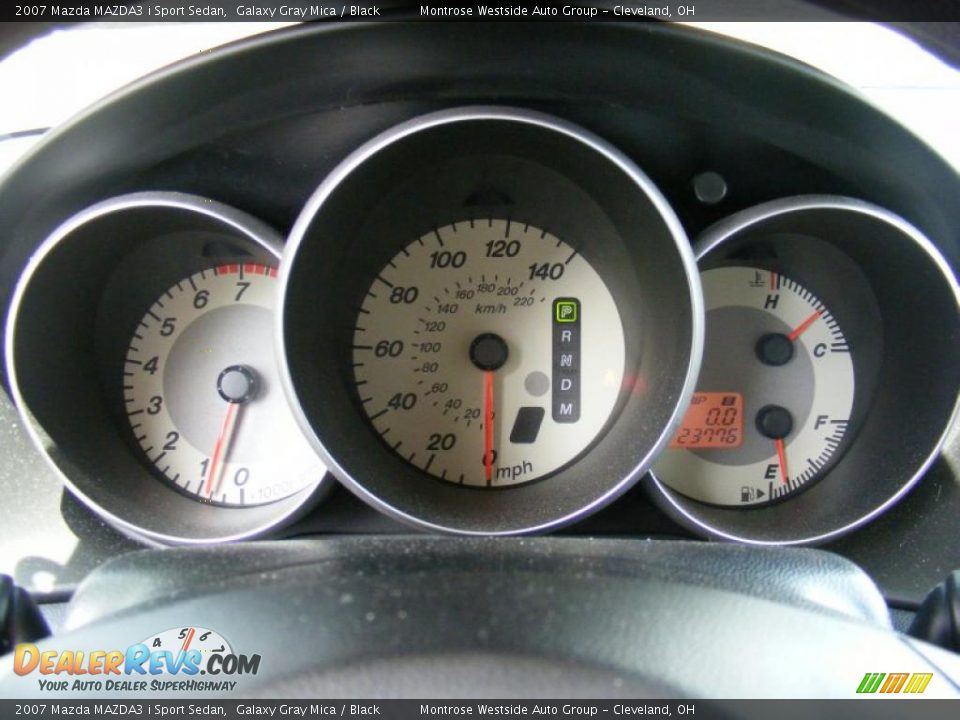 2007 Mazda MAZDA3 i Sport Sedan Galaxy Gray Mica / Black Photo #17