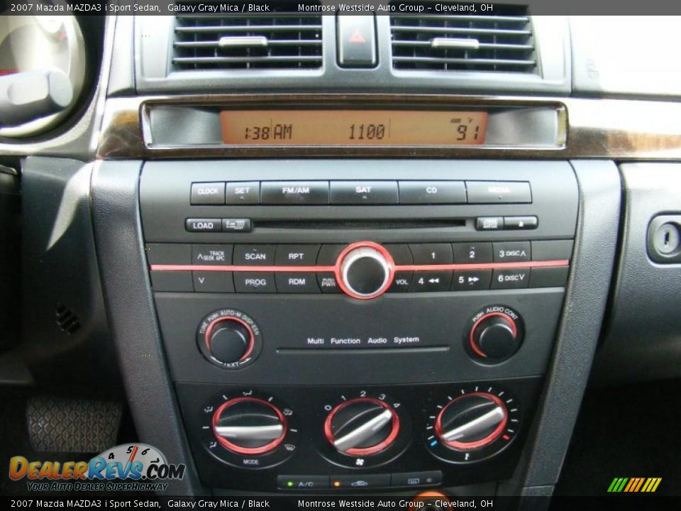 2007 Mazda MAZDA3 i Sport Sedan Galaxy Gray Mica / Black Photo #19