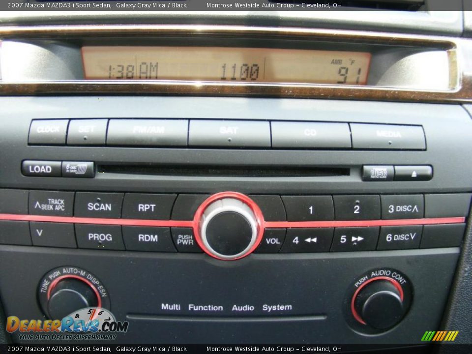 2007 Mazda MAZDA3 i Sport Sedan Galaxy Gray Mica / Black Photo #20