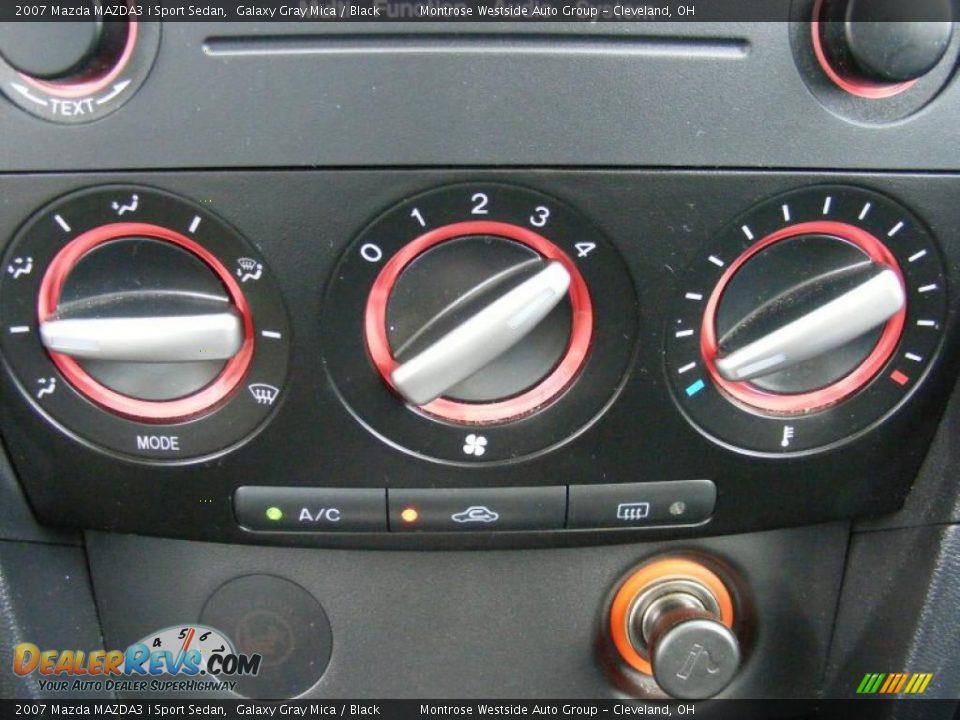 2007 Mazda MAZDA3 i Sport Sedan Galaxy Gray Mica / Black Photo #21