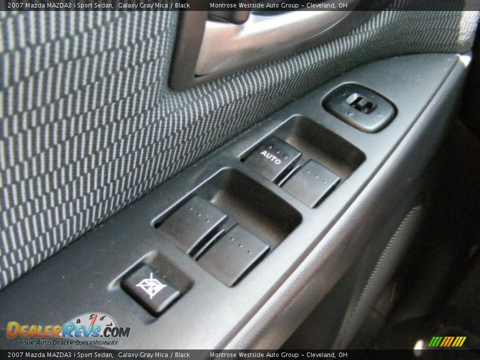 2007 Mazda MAZDA3 i Sport Sedan Galaxy Gray Mica / Black Photo #23