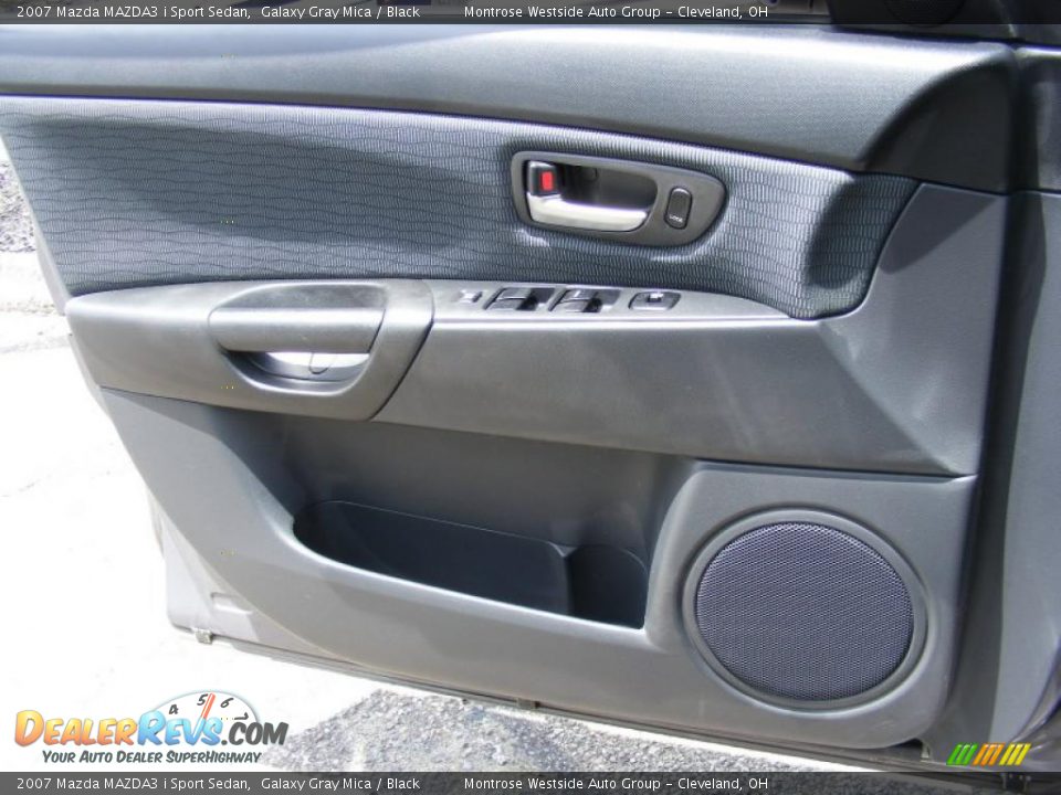 2007 Mazda MAZDA3 i Sport Sedan Galaxy Gray Mica / Black Photo #24