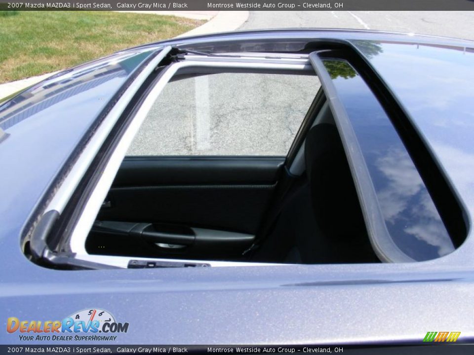 2007 Mazda MAZDA3 i Sport Sedan Galaxy Gray Mica / Black Photo #25