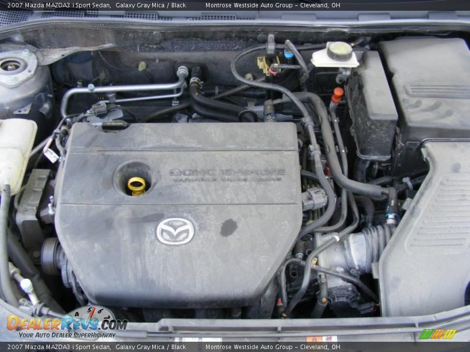 2007 Mazda MAZDA3 i Sport Sedan Galaxy Gray Mica / Black Photo #29