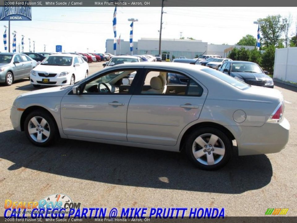2008 Ford Fusion SE White Suede / Camel Photo #1