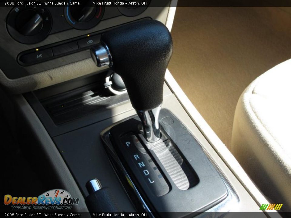2008 Ford Fusion SE White Suede / Camel Photo #20