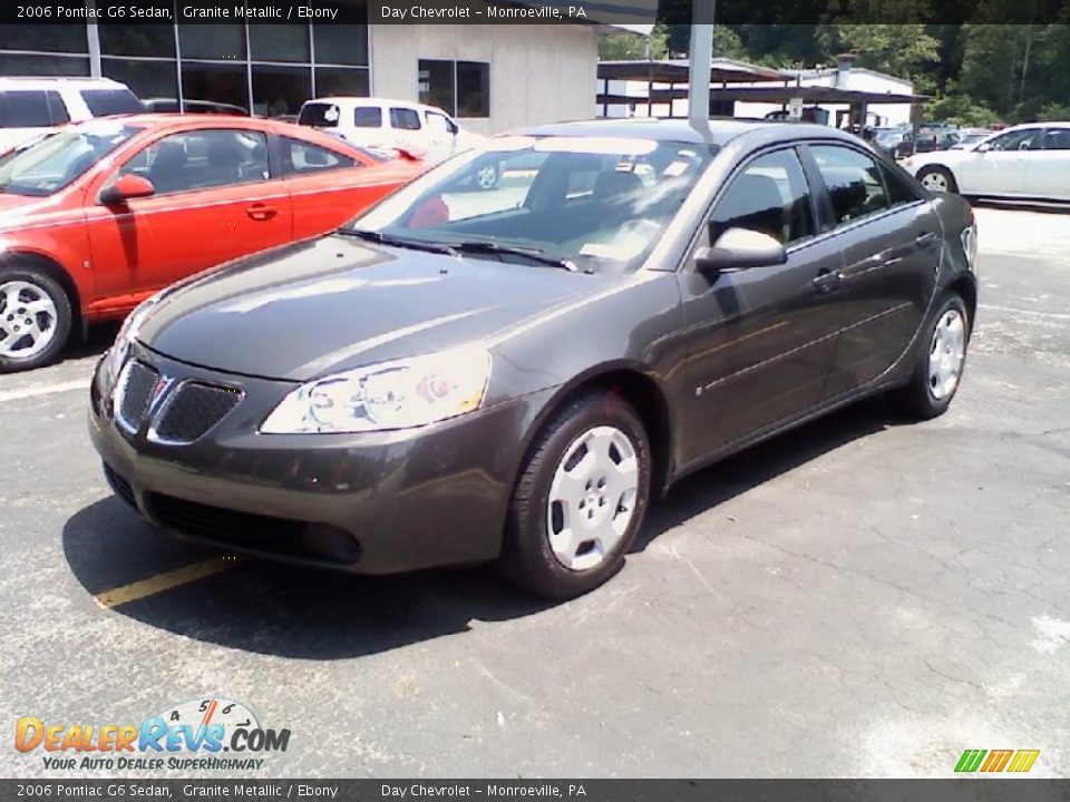 2006 Pontiac G6 Sedan Granite Metallic / Ebony Photo #1
