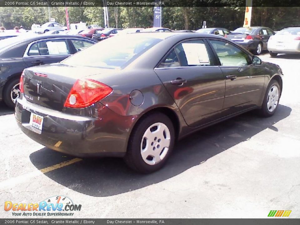 2006 Pontiac G6 Sedan Granite Metallic / Ebony Photo #3