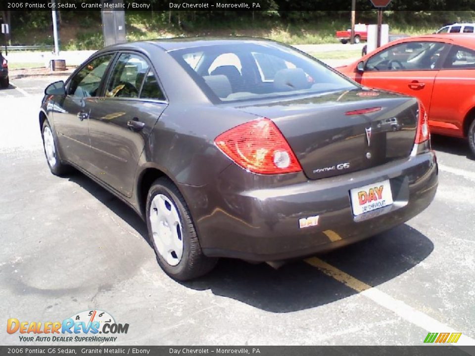 2006 Pontiac G6 Sedan Granite Metallic / Ebony Photo #4