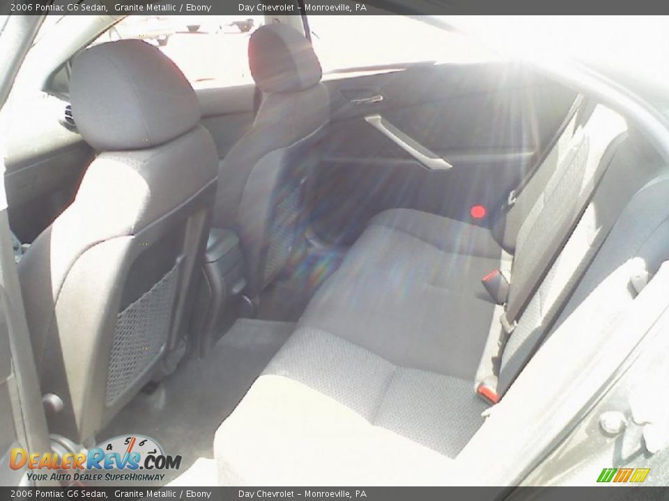 2006 Pontiac G6 Sedan Granite Metallic / Ebony Photo #6
