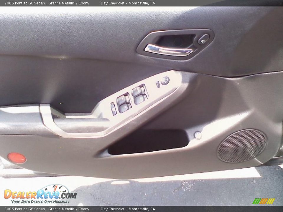 2006 Pontiac G6 Sedan Granite Metallic / Ebony Photo #8