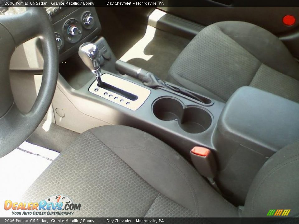 2006 Pontiac G6 Sedan Granite Metallic / Ebony Photo #9