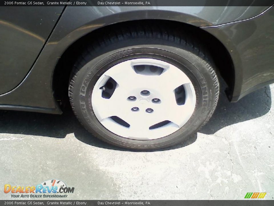 2006 Pontiac G6 Sedan Granite Metallic / Ebony Photo #12