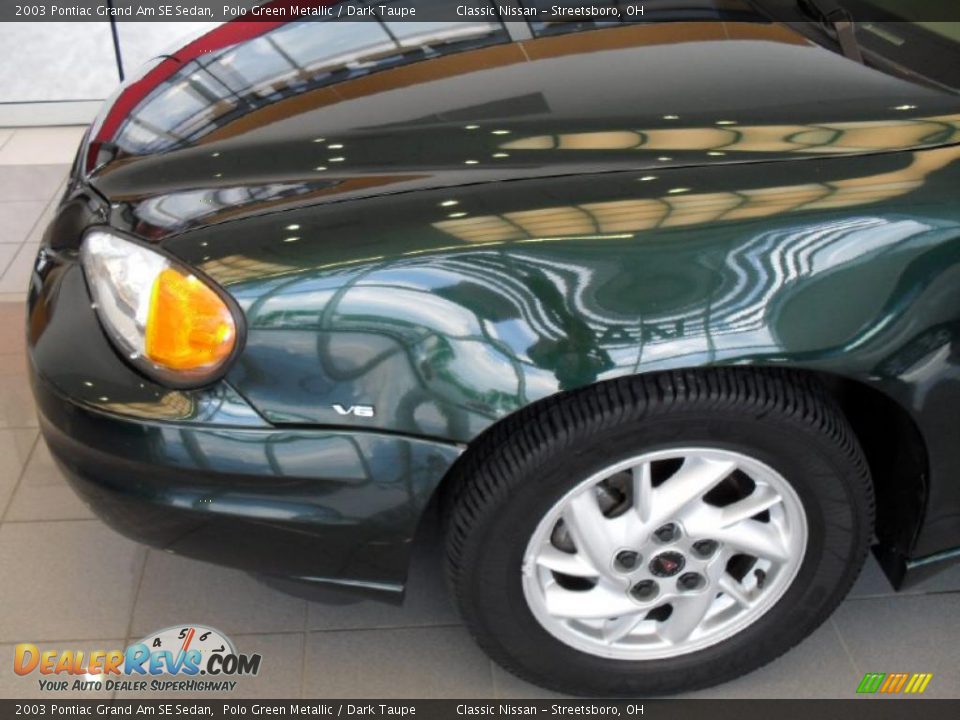 2003 Pontiac Grand Am SE Sedan Polo Green Metallic / Dark Taupe Photo #2