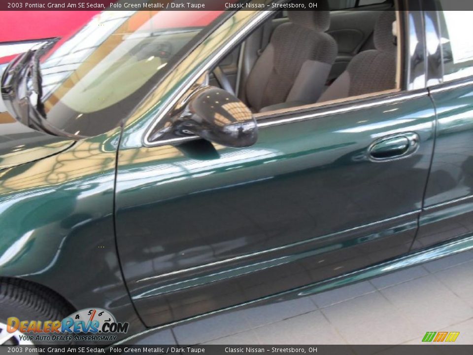 2003 Pontiac Grand Am SE Sedan Polo Green Metallic / Dark Taupe Photo #3