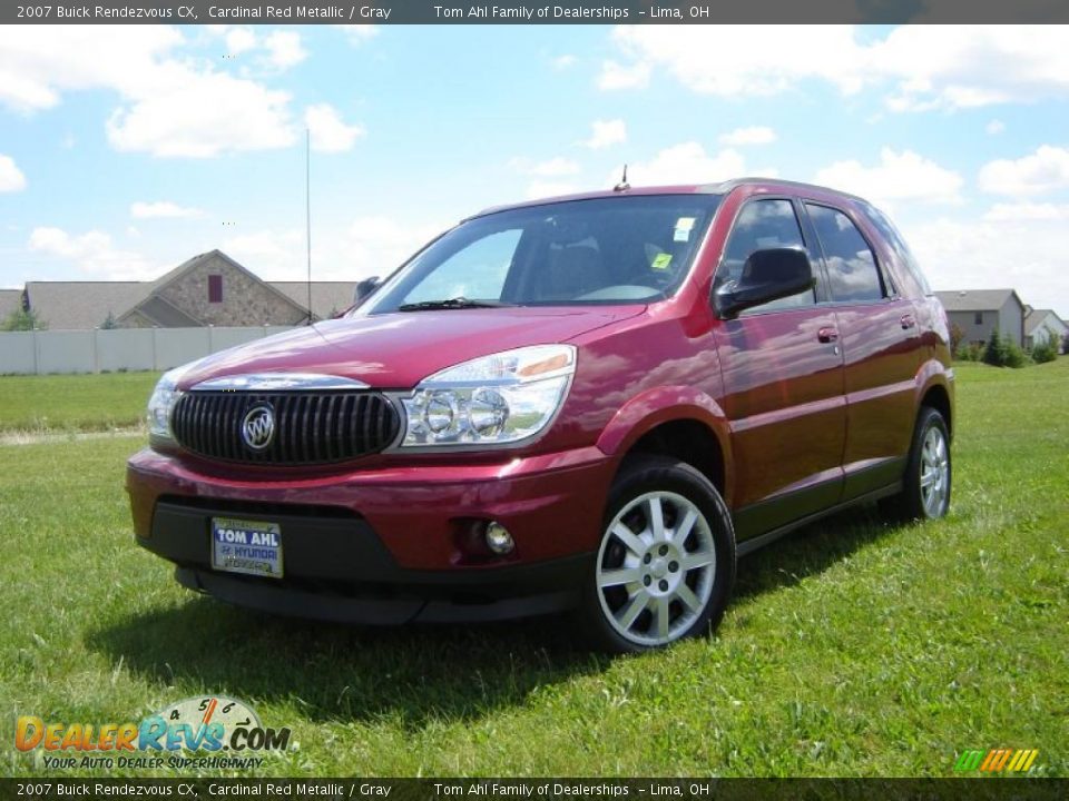 2007 Buick Rendezvous CX Cardinal Red Metallic / Gray Photo #1
