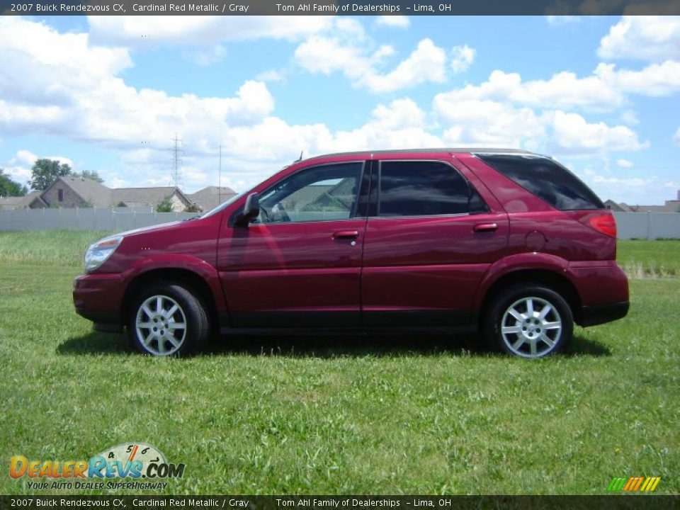 2007 Buick Rendezvous CX Cardinal Red Metallic / Gray Photo #2
