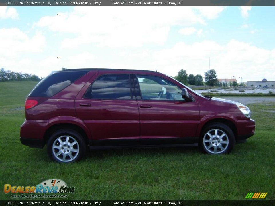 2007 Buick Rendezvous CX Cardinal Red Metallic / Gray Photo #6