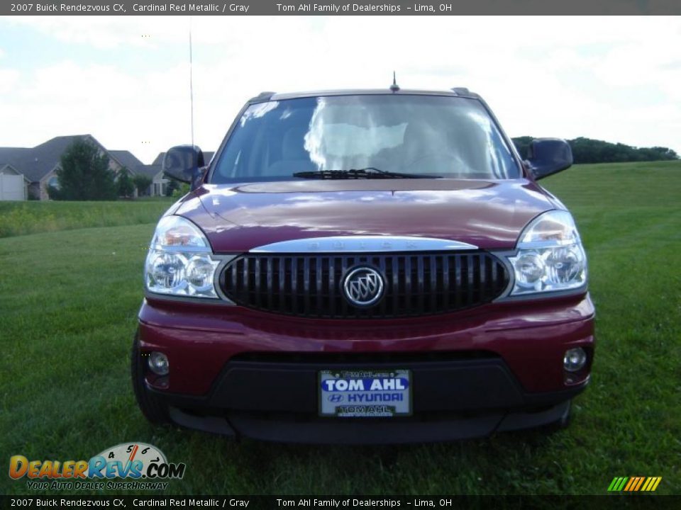 2007 Buick Rendezvous CX Cardinal Red Metallic / Gray Photo #8